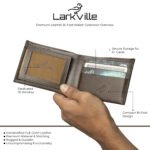 Larkville Heritage Series | RFID Protected Leather Bifold Wallet for Men -Nut Brown - Image 3