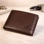 Manhattan Classic Series | RFID Protected Leather Bifold Wallet for Men -Nut Brown - Image 2