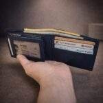Larkville Heritage Series | RFID Protected Leather Bifold Wallet for Men -Navy - Image 3