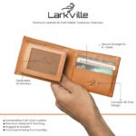 Larkville Heritage Series | RFID Protected Leather Bifold Wallet for Men -Natural - Image 3