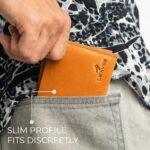 Larkville Heritage Series | RFID Protected Leather Bifold Wallet for Men -Natural - Image 7