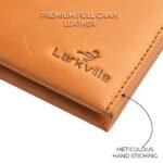 Larkville Heritage Series | RFID Protected Leather Bifold Wallet for Men -Natural - Image 6