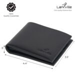 Larkville Heritage Series | RFID Protected Leather Bifold Wallet for Men -Black - Image 2