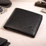 Larkville Heritage Series | RFID Protected Leather Bifold Wallet for Men -Black - Image 2