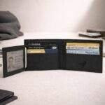 Larkville Heritage Series | RFID Protected Leather Bifold Wallet for Men -Black - Image 4