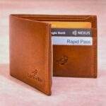 Larkville Heritage Series | RFID Protected Leather Bifold Wallet for Men -Brown