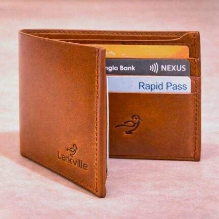 Larkville Heritage Series | RFID Protected Leather Bifold Wallet for Men -Brown