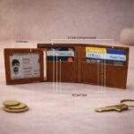 Larkville Heritage Series | RFID Protected Leather Bifold Wallet for Men -Brown - Image 4