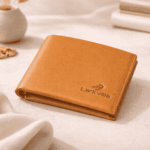 Larkville Heritage Series | RFID Protected Leather Bifold Wallet for Men -Natural - Image 2