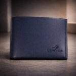 Larkville Heritage Series | RFID Protected Leather Bifold Wallet for Men -Navy - Image 2