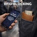Larkville Heritage Series | RFID Protected Leather Bifold Wallet for Men -Black - Image 3