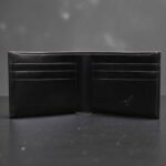 Manhattan Classic Series | RFID Protected Leather Bifold Wallet for Men -Black