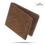 Larkville Orion Series | RFID Protected Leather Bifold Wallet for Men -Crazy Brown