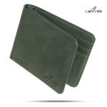 Larkville Orion Series | RFID Protected Leather Bifold Wallet for Men -Olive
