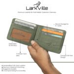 Larkville Orion Series | RFID Protected Leather Bifold Wallet for Men -Olive - Image 2