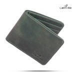 Larkville Orion Series | RFID Protected Leather Bifold Wallet for Men -Dark Olive