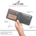 Larkville Orion Series | RFID Protected Leather Bifold Wallet for Men -Dark Olive - Image 2
