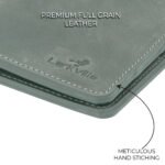Larkville Orion Series | RFID Protected Leather Bifold Wallet for Men -Dark Olive - Image 6